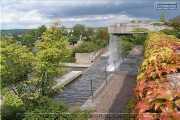 Großer Wasserfall am Hubland Campus Sued